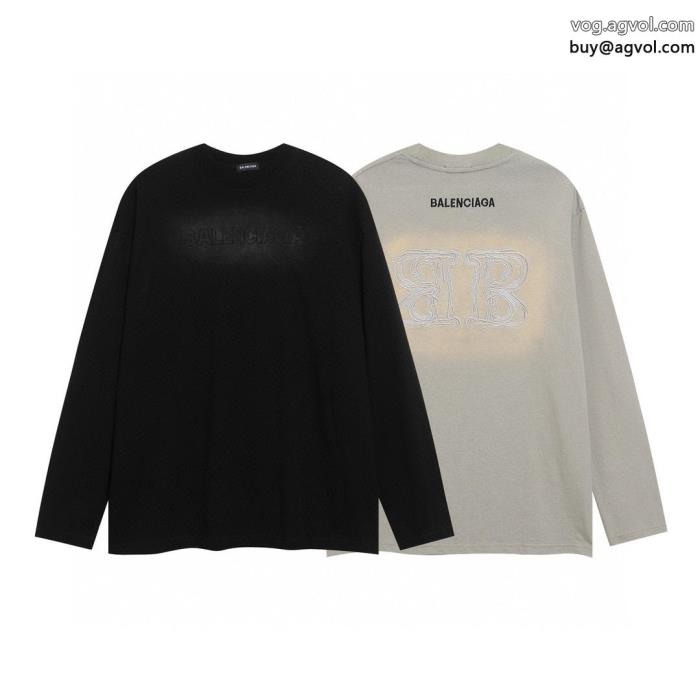 速達便発送完売前にスーパー コピー 通販 優良長袖Tシャツbalenciaga_0_1