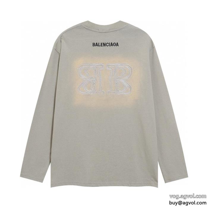 速達便発送完売前にスーパー コピー 通販 優良長袖Tシャツbalenciaga_0_2