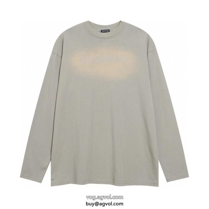 速達便発送完売前にスーパー コピー 通販 優良長袖Tシャツbalenciaga_0_3