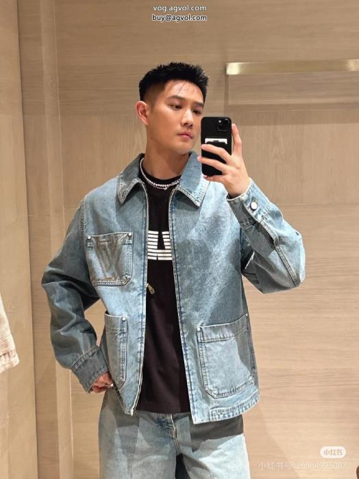 偽 ブランド 販売コートLOUIS VUITTON著名人の着用SS25残り僅_0_2
