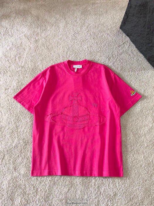 ブランド 通販 激安VIVIENNE WESTWOOD通勤スタイル着回し力抜群のシンプル半袖Tシャツ_0_2