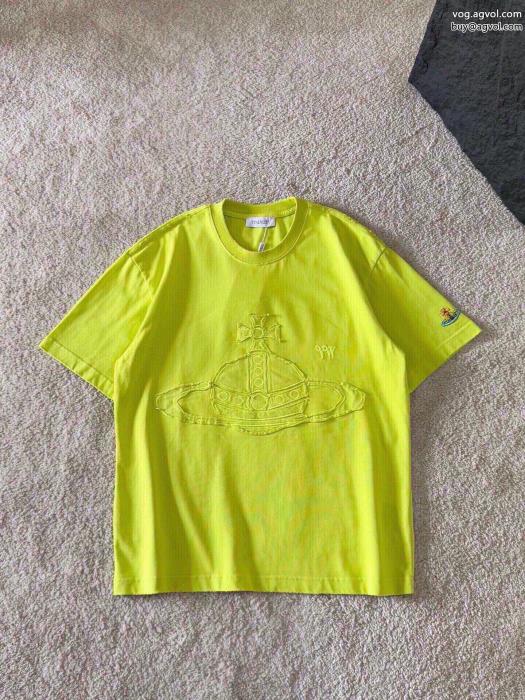 ブランド 通販 激安VIVIENNE WESTWOOD通勤スタイル着回し力抜群のシンプル半袖Tシャツ_0_3