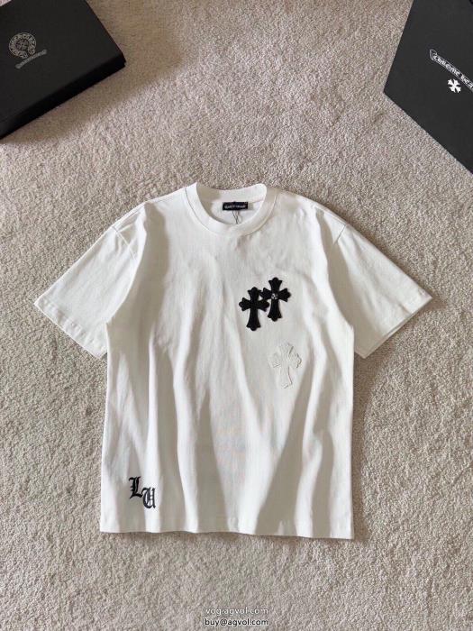 コピー ブランドCHROME HEARTS清潔感の高い新品夏に最強アイテム半袖Tシャツ_0_4