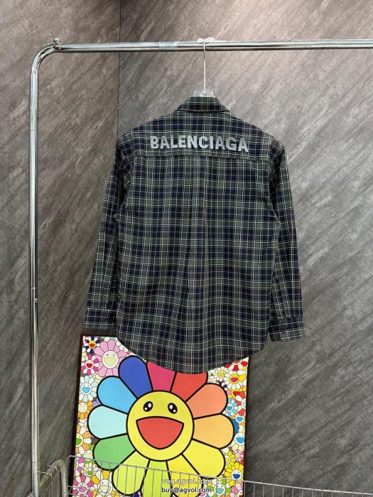 偽物 通販 カジュアルな雰囲気があり人気急上昇中balenciaga長袖シャツ_0_2