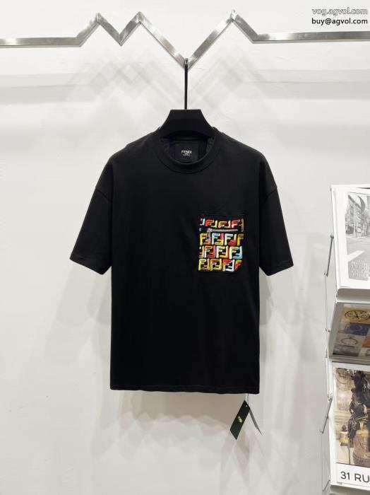旬デザイン話題沸騰FENDI半袖Tシャツブランド 偽物 激安 通販_0_1