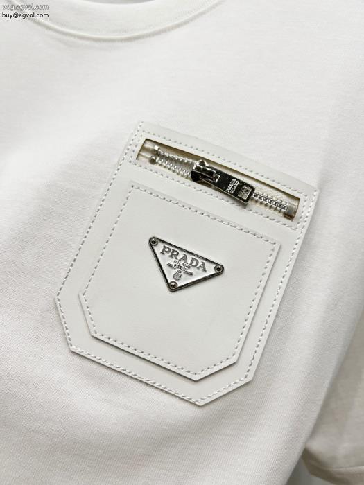 コピー 商品 ブランドNEW素敵おしゃれ感度UP！半袖TシャツPRADA_0_3