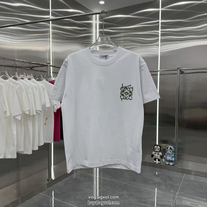 LOEWEブランド コピー 着払いきれいめな印象激安大低価半袖Tシャツ_0_0