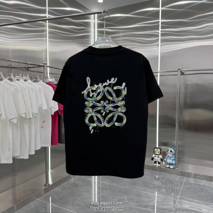 LOEWEブランド コピー 着払いきれいめな印象激安大低価半袖Tシャツ_0_3