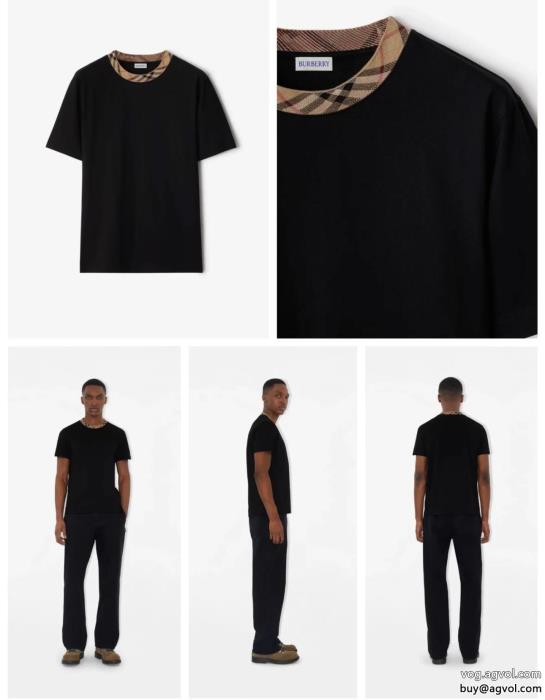 雑誌にも人気掲載アイテム大人着用可バーバリー半袖Tシャツコピー 通販_0_0