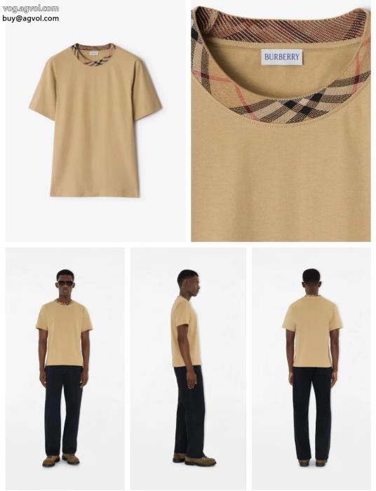 雑誌にも人気掲載アイテム大人着用可バーバリー半袖Tシャツコピー 通販_0_2