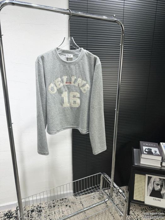 ネクストヒット必至ブランド毎年大人気商品コピー 品 販売長袖TシャツCELINE_0_4