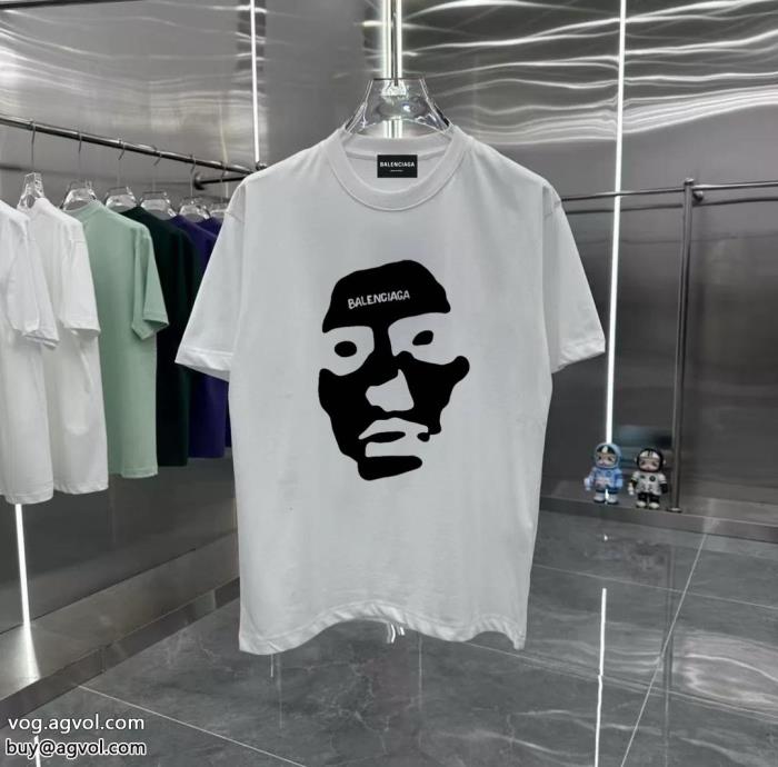 高級感が溢れた大人っぽい印象が素敵balenciaga半袖Tシャツブランド 激安 _0_4