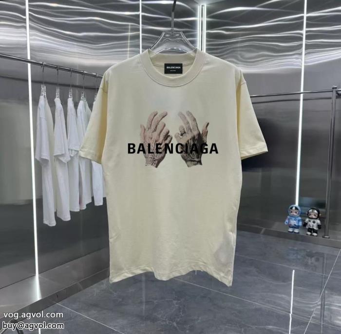 balenciaga華やかな印象上品カジュアルな雰囲気にブランド 品 スーパー コピー半袖Tシャツ_0_1