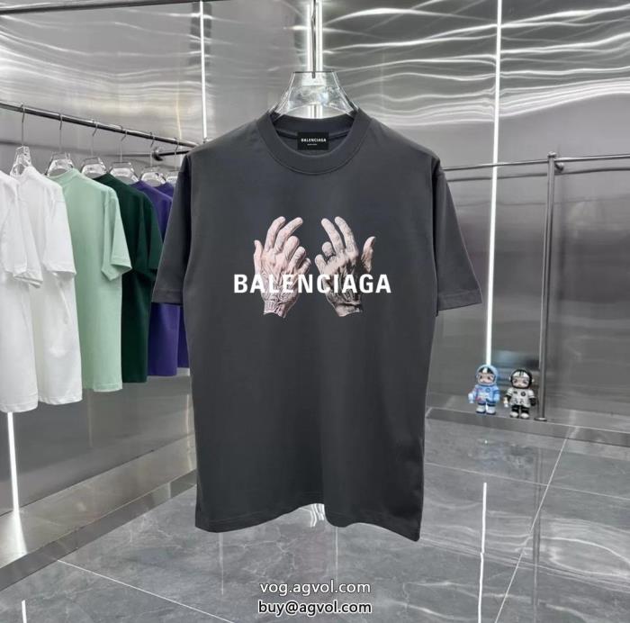 balenciaga華やかな印象上品カジュアルな雰囲気にブランド 品 スーパー コピー半袖Tシャツ_0_2