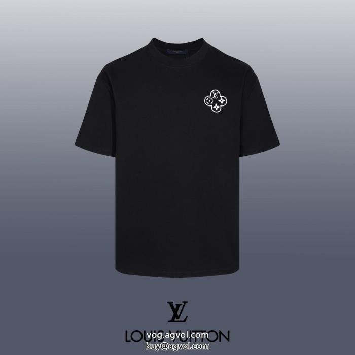 最新で完売確実夏のフレッシュな気分に半袖TシャツLOUIS VUITTON偽 ブランド_0_0