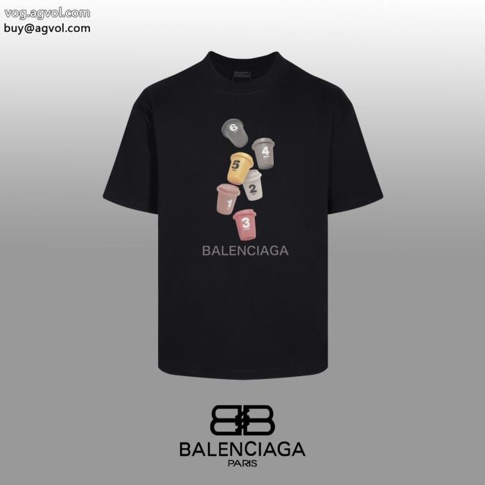 バレンシアガ可愛い新モデル希少　2025限定品海外即発半袖Tシャツ激安 通販 専門_0_0