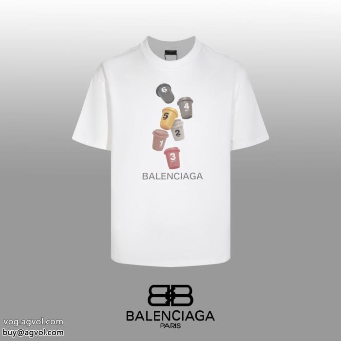 バレンシアガ可愛い新モデル希少　2025限定品海外即発半袖Tシャツ激安 通販 専門_0_3