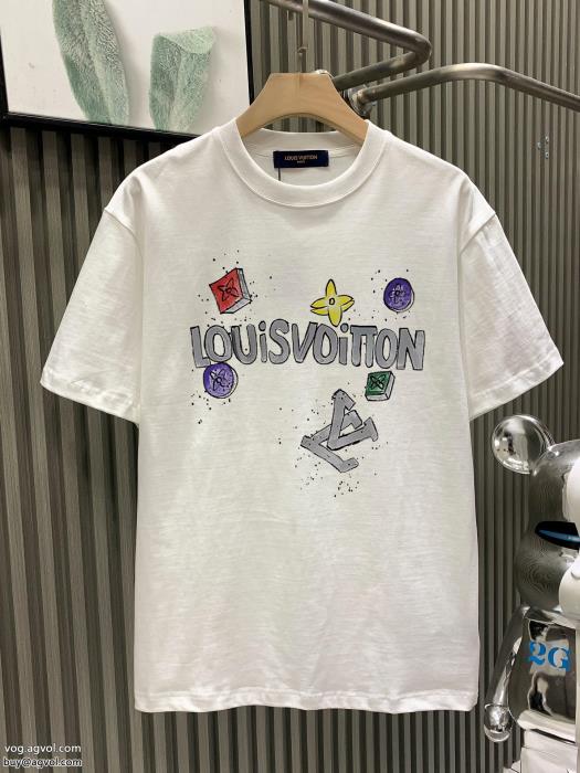 限定生産品セール価格半袖TシャツLOUIS VUITTONブランド 偽物_0_3