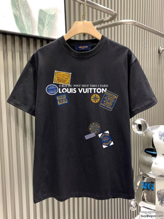 ジュアル感強めの着話題の新作到着ルイ ヴィトン激安 通販 専門半袖Tシャツ_0_2