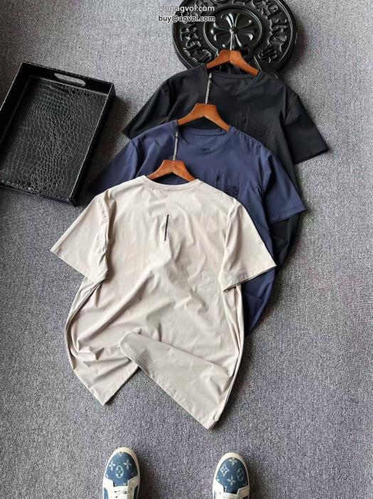 偽 ブランド ギフト最適期間限定SS25注目スタイルLOEWE半袖Tシャツ_0_4