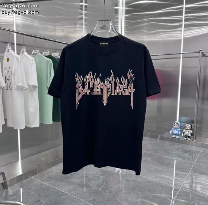 balenciaga完売在庫確保NEW素敵半袖Tシャツ偽物 ブランド 販売_0_0