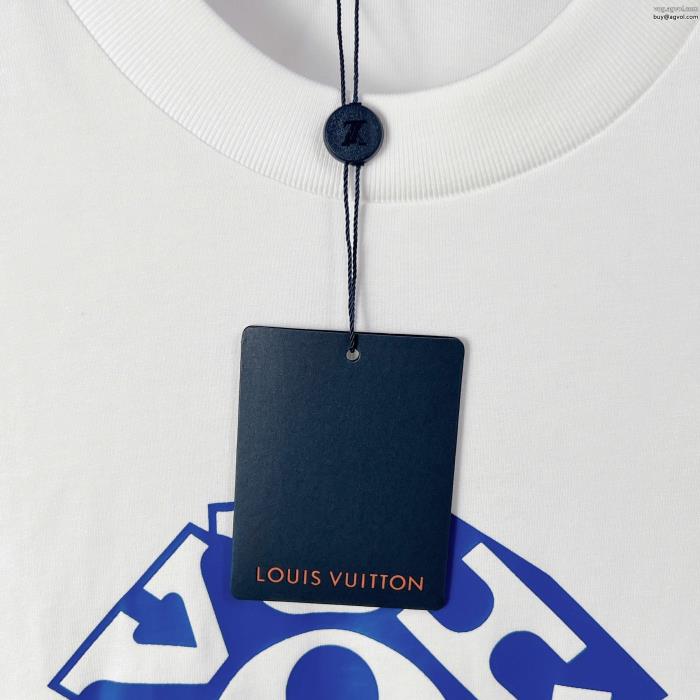 半袖Tシャツ偽 ブランドLOUIS VUITTONプレミアム品質2025年春の新作コレクション_0_2