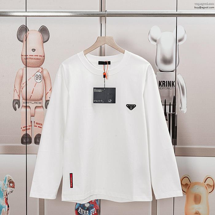 激安 ブランド 通販PRADA2025の大人コーデ日本未入荷長袖Tシャツ_0_2