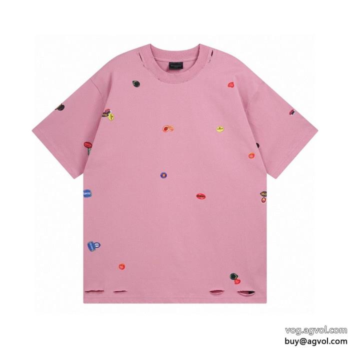 コピー 商品 ブランド半袖Tシャツ即完売ロゴが美しいbalenciaga_0_3