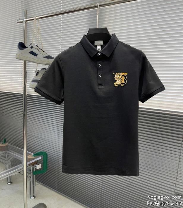 バーバリー通販 ブランド半袖POLOTシャツ大人の雰囲気たっぷり知的な雰囲気夏着物_0_1