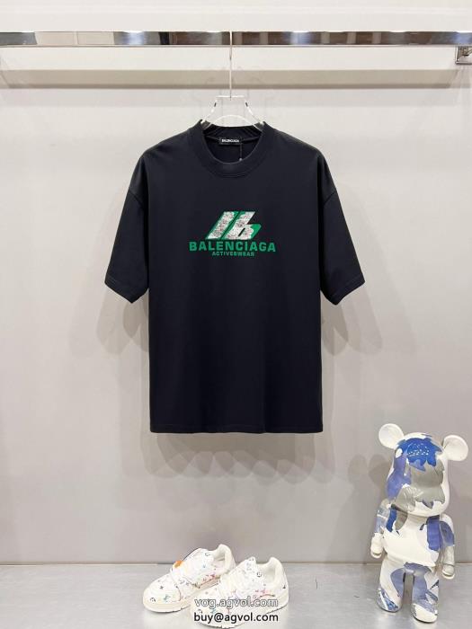 ブランド コピー 専門着回し力抜群のシンプルお洒落上級者balenciaga半袖Tシャツ_0_3