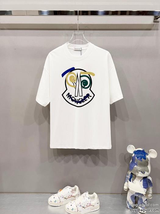 2025年夏 オススメ新作涼しげに演出MONCLERコピー 商品 ブランド半袖Tシャツ_0_3