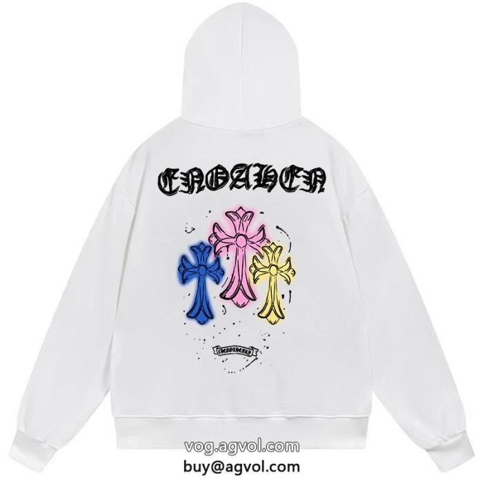 シンプルなデザイン限定生産品ブランド 偽物 激安 通販CHROME HEARTSパーカー_1_2