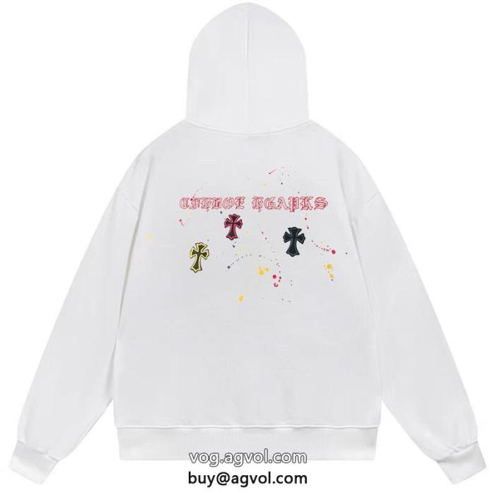 パーカー爆発的人気　再入荷雑誌にも人気掲載アイテム偽 ブランドCHROME HEARTS_0_2