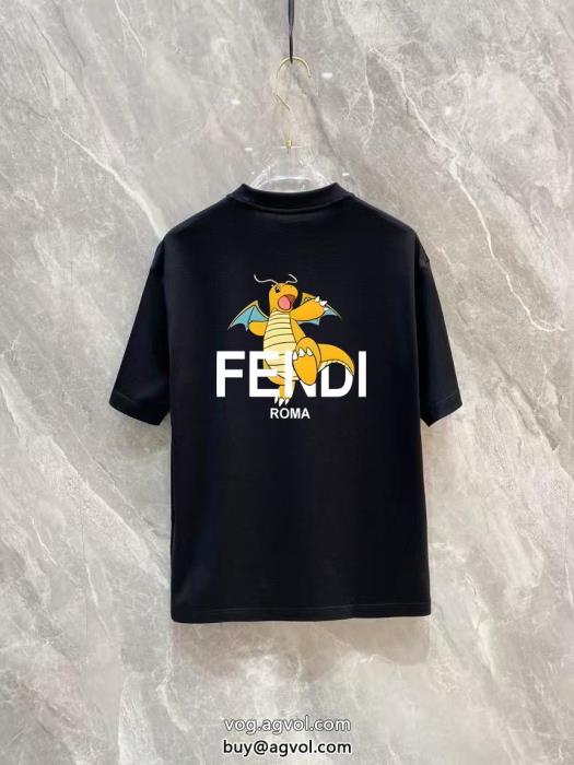 FENDIブランド コピー 品限定生産品早い者勝ち半袖Tシャツ_0_2
