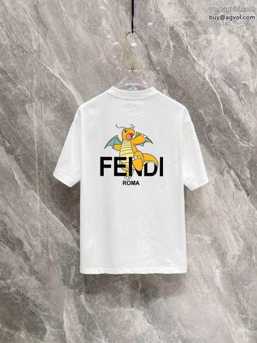 FENDIブランド コピー 品限定生産品早い者勝ち半袖Tシャツ_0_4