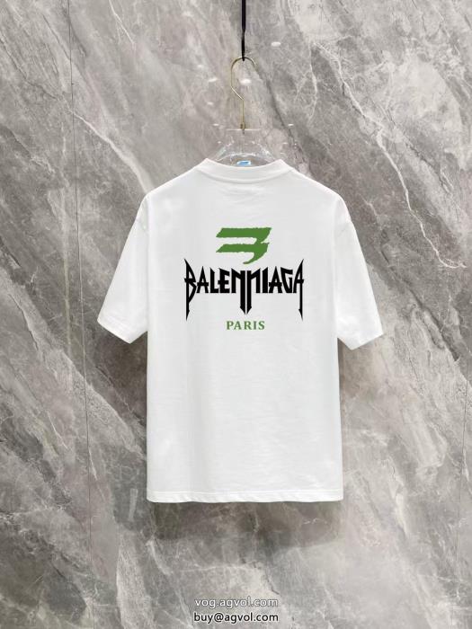 涼しげに演出ゆったりシルエット半袖Tシャツbalenciaga偽物 通販 _0_2
