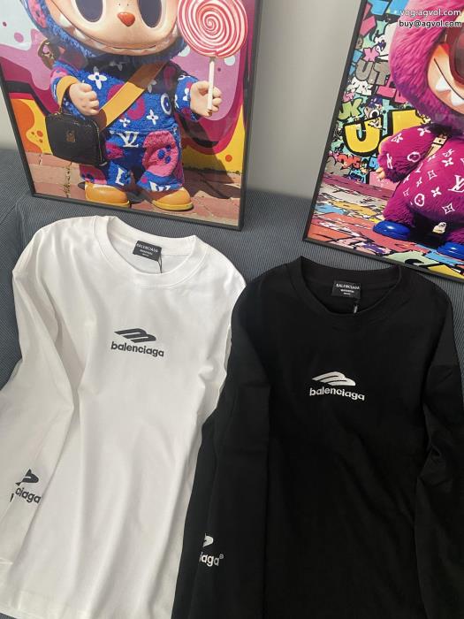 偽 ブランド 販売balenciaga使い勝手のよさが魅力2025新作新品長袖Tシャツ_0_2