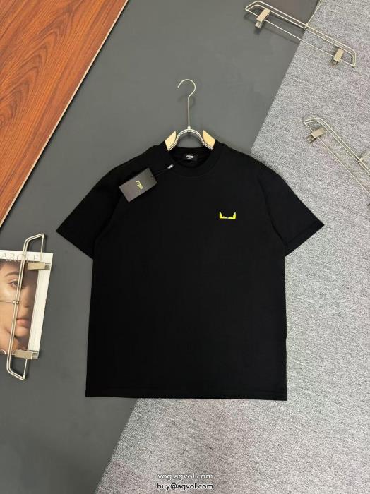 半袖Tシャツブランド 品 コピー上品さ漂う欲しい可愛く新鮮FENDI_0_1