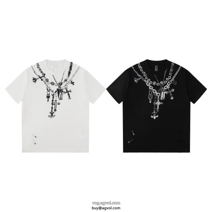 偽 ブランド半袖TシャツCHROME HEARTS激レア海外限定_0_4