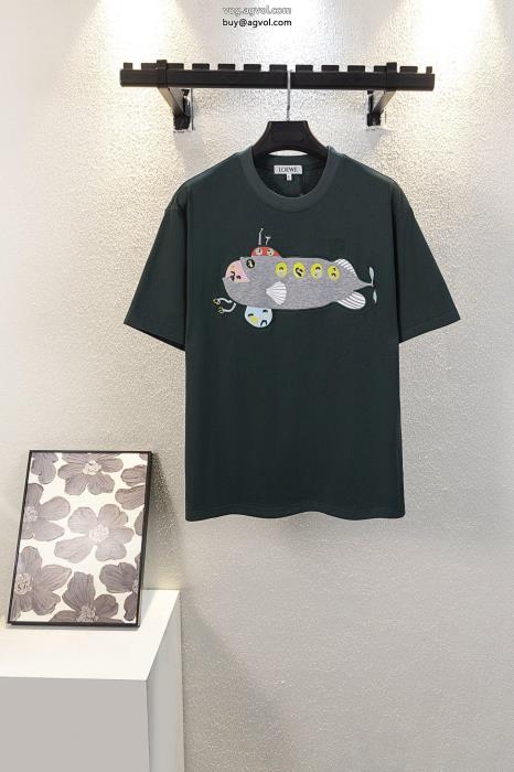 LOEWE偽 ブランド リッチな印象に大人気商品半袖Tシャツ_0_0