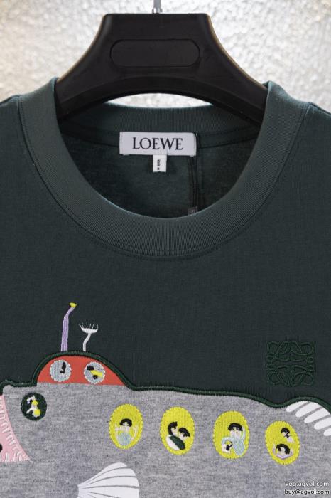 LOEWE偽 ブランド リッチな印象に大人気商品半袖Tシャツ_0_2