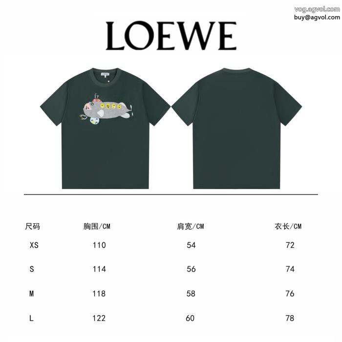 LOEWE偽 ブランド リッチな印象に大人気商品半袖Tシャツ_0_3