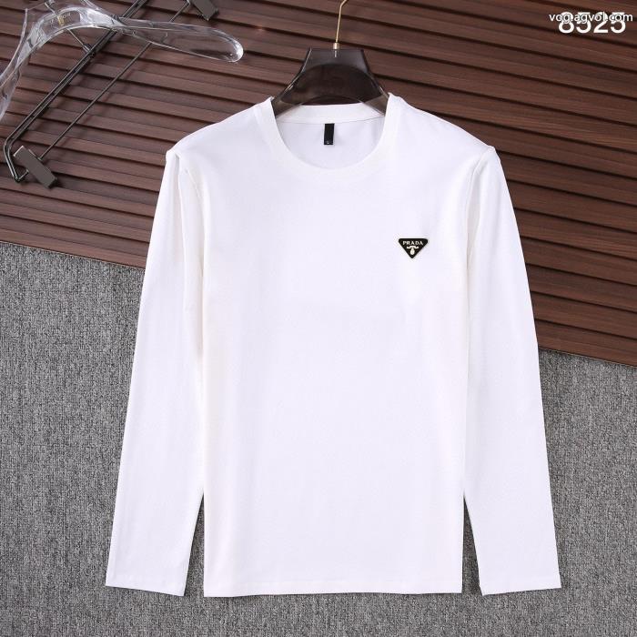 PRADA長袖Tシャツ偽 ブランド上品な印象に格上げ定番人気最新作_0_3