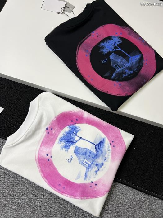 コピー 商品 販売DIOR半袖Tシャツカワイイ雰囲気不動の人気2025最新_0_1