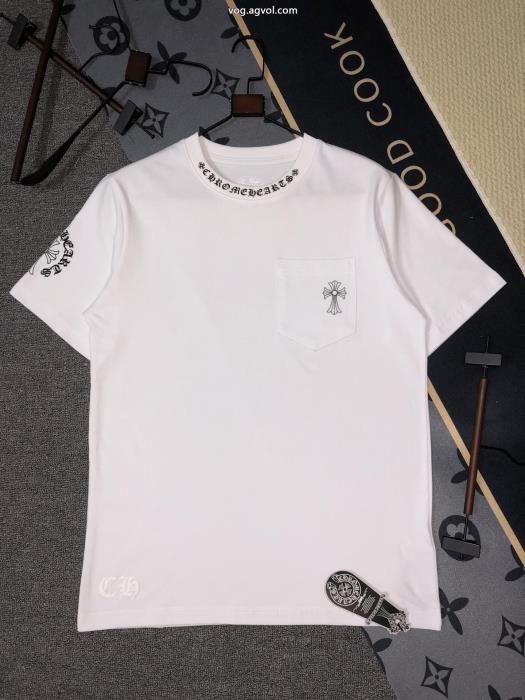 クロムハーツコピー ブランド定番の人気商品今年の正解大人気新作半袖Tシャツ_0_2