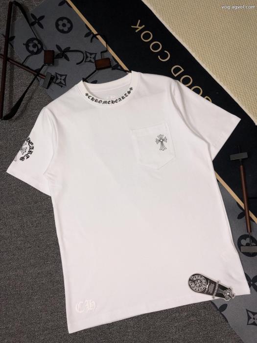 クロムハーツコピー ブランド定番の人気商品今年の正解大人気新作半袖Tシャツ_0_3