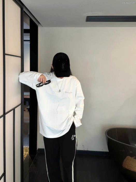 クラシックな雰囲気のトップス爆発的人気長袖TシャツDIORコピー 商品 ブランド_0_0