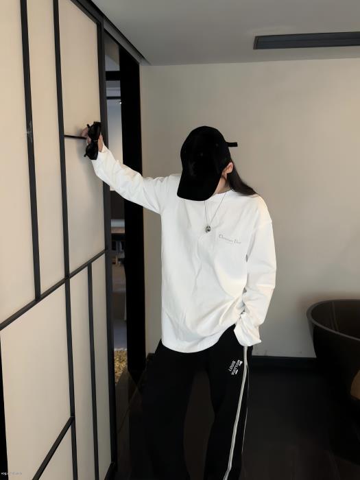 クラシックな雰囲気のトップス爆発的人気長袖TシャツDIORコピー 商品 ブランド_0_1