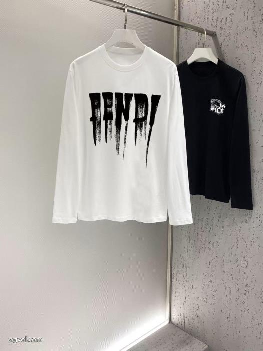 スーパー コピー 品冬に最強アイテム魅力的なポイント長袖TシャツFENDI_0_2