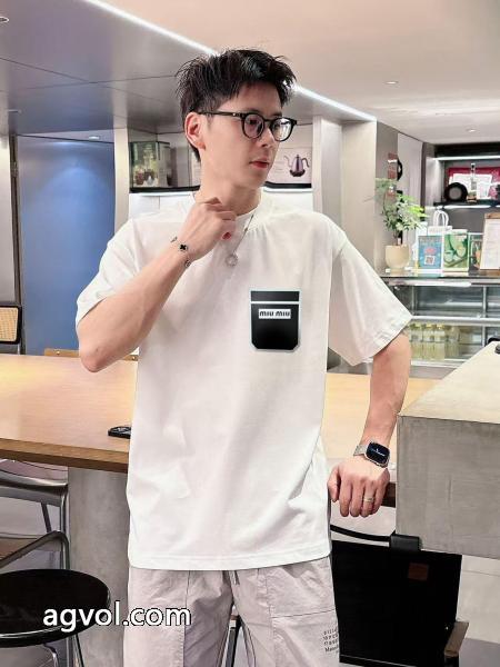 コピー ブランド 販売半袖TシャツVIPセールで破格超あたたかいミュウミュウ_0_1